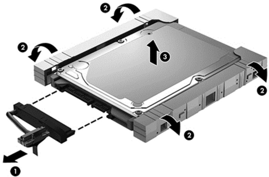 COMPAQ CQ58-D31SF - Remplacement d'un disque dur - 7