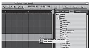 PRESONUS FIRESTUDIO MOBILE - Ajout d'instruments virtuels etde plug-ins d'effet à votre morceau - 1