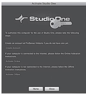 PRESONUS FIRESTUDIO MOBILE - Creation d'un compte utiliser - 1