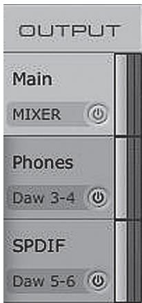 PRESONUS FIRESTUDIO MOBILE - Boutons de selection de sortie - 1