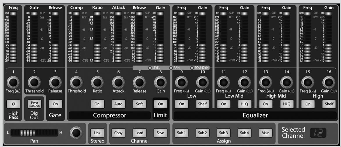 PRESONUS STUDIOLIVE 16.4.2 - Le "Fat Channel" - 1