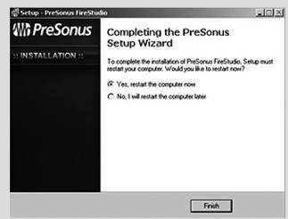 PRESONUS STUDIOLIVE 16.4.2 - Installation sous Windows - 4