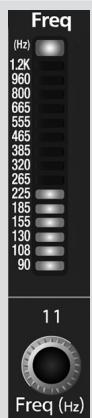 PRESONUS STUDIOLIVE 16.4.2 - Commande de fréquence de la bande Low Mid - 1