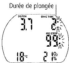 UWATEC ALADIN ONE - Durée de plongée - 1
