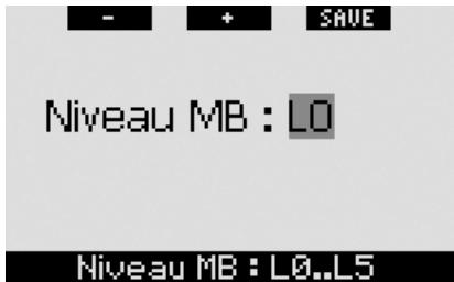 UWATEC GALILEO SOL - Description du menu principal - 2