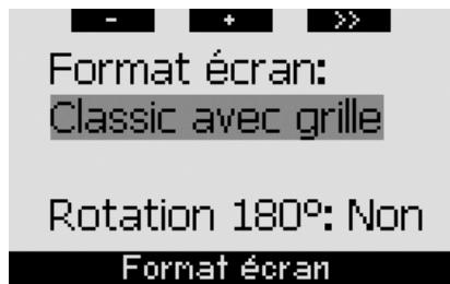 UWATEC GALILEO SOL - Format de l'écran (défaut : classic avec GRILLE) - 1