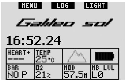 UWATEC GALILEO SOL - Appareil avec émetteur - 1