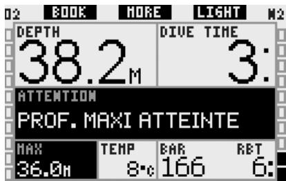UWATEC GALILEO SOL - Profondeur maxi - 1