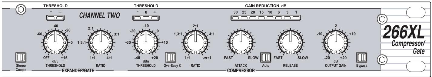 DBX 266XL COMPRESSOR / GATE - Aplicaciones comunes de compuertas: - 1
