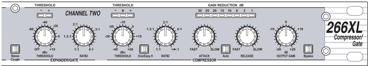 DBX 266XL COMPRESSOR / GATE - Applications courantes du Gate : - 1