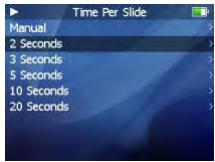 NEONUMERIC NM6 - Paramètres du diaporama - 4