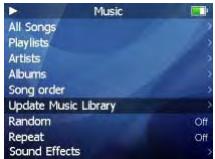 NEONUMERIC NM6 - Mettre à jour le répertoire de musique - 2