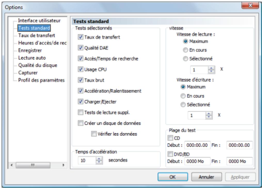 NERO DISCSPEED - Exécution d'une série de tests standard - 1