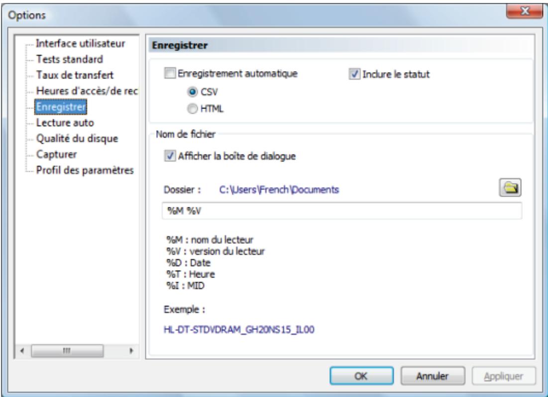 NERO DISCSPEED - Option de l'arborescence Enregistrer - 1