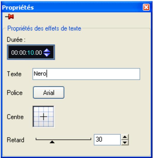 NERO VISION EXPRESS 3 - Ajout d'effets de texte - 2