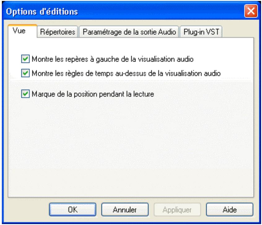 NERO WAVE EDITOR 2 - Spécifier l'Affichage - 1
