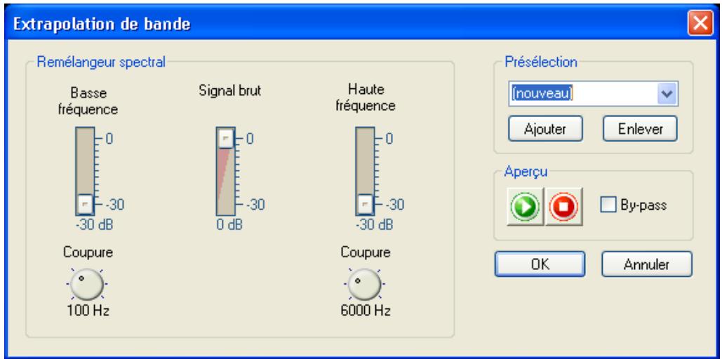 NERO WAVE EDITOR 2 - Extrapolation de bande - 1