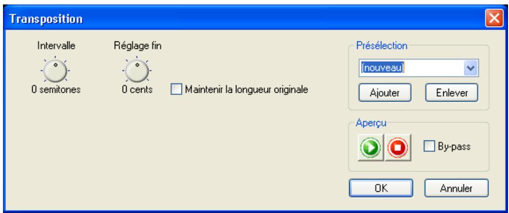 NERO WAVE EDITOR 2 - Transposition - 1