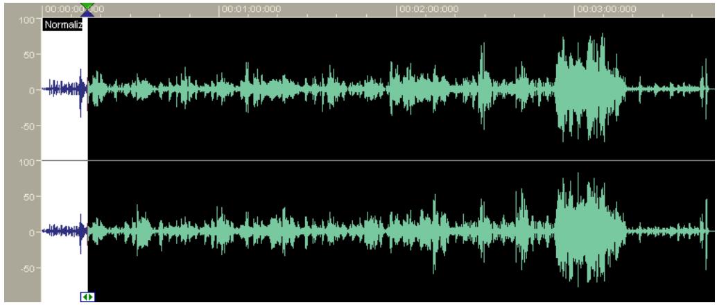 NERO WAVE EDITOR 2 - Normalisation - 3