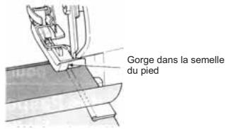JUKI PIED PRESSEUR - Comment utiliser le pied presseur à emperler - 11