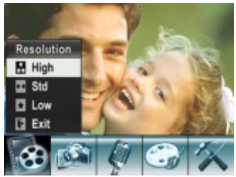 GENIUS G-SHOT DV53 - Option de Résolution Video - 3
