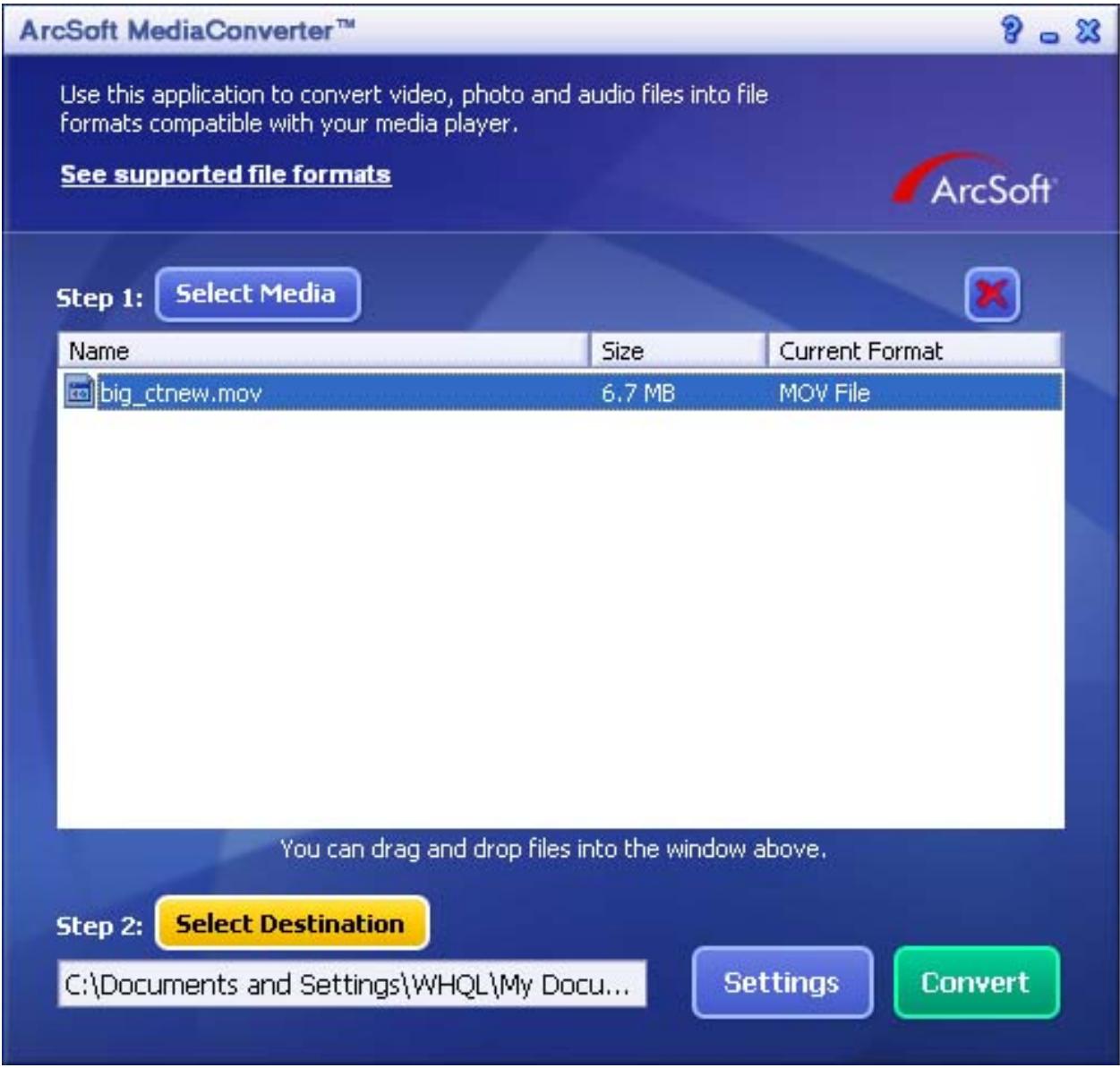 GENIUS G-SHOT DV53 - Arcsoft Media Converter 1 - 3