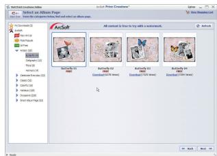 GENIUS G-SHOT HD501 - Créer des pages d'album - 2
