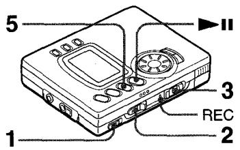 AIWA AM F-70 - Enregistrement analogique (raccordement à une sortie de ligne analogue) - 1