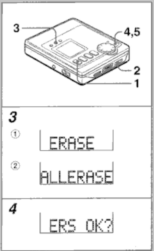 AIWA AM-F80 - Changing the order of the tracks - 1