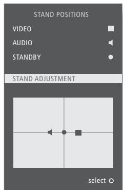 BANG & OLUFSEN BANG & OLUFSEN BEOVISION 10 - Positions du téléviseur - 2