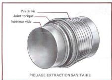 ALDES VMP H - Piquages extraction sanitaire o 80mm - 1
