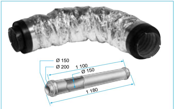 ALDES VMP K - LIAISON ACOUSTIQUE CUISINE Ø 150 mm - 1