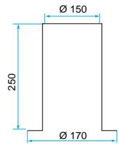 ALDES VMP K - BOUCHE CUISINE 0 150 mm - 2