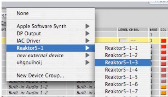 NATIVE INSTRUMENTS REAKTOR 5 - Utilisation du Plug-in REAKTOR 5 Audio Units dans Digital Performer 4.5 - 2