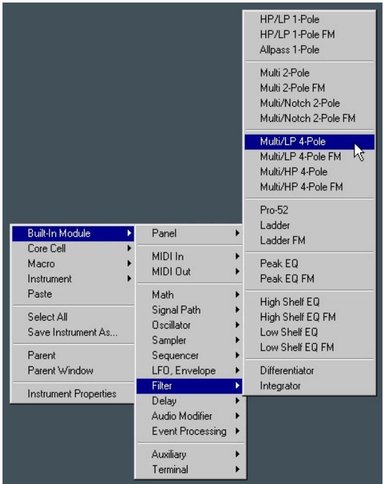 NATIVE INSTRUMENTS REAKTOR 5 - Ajout de modules à une structure - 1