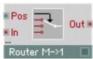 NATIVE INSTRUMENTS REAKTOR 5 - Router M->1 - 1