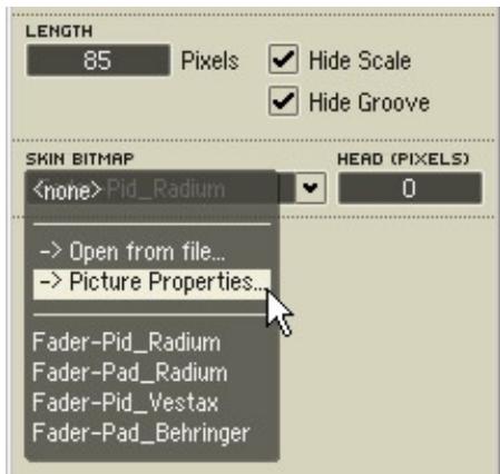 NATIVE INSTRUMENTS REAKTOR 5 - La boîte de dialogue Picture Properties - 1