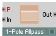 NATIVE INSTRUMENTS REAKTOR 5 - Allpass 1-Pole - 1