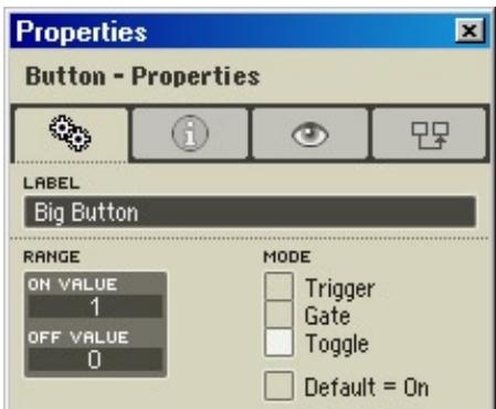 NATIVE INSTRUMENTS REAKTOR 5 - Différents types de boutons. - 1