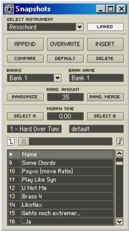 NATIVE INSTRUMENTS REAKTOR 5 - Les snapshots - 1