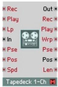 NATIVE INSTRUMENTS REAKTOR 5 - Tapedeck 1-Ch - 1