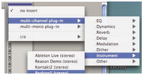 NATIVE INSTRUMENTS REAKTOR 5 - Utilisation de RTAS REAKTOR 5 sous Pro Tools 6.x et Mac et Windows - 1