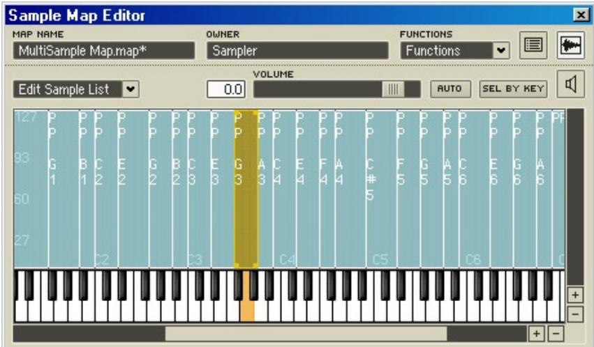 NATIVE INSTRUMENTS REAKTOR 5 - Sections du Sample Map Editor - 1