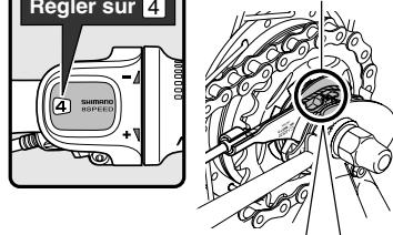 SHIMANO SM-NX10 - Réglage du raccord de cassette - 1