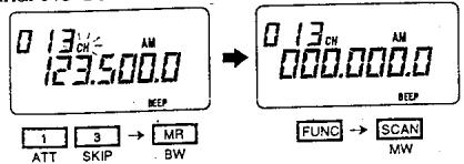 YUPITERU MVT-7100 - Effacement d'un canal mémoire - 1