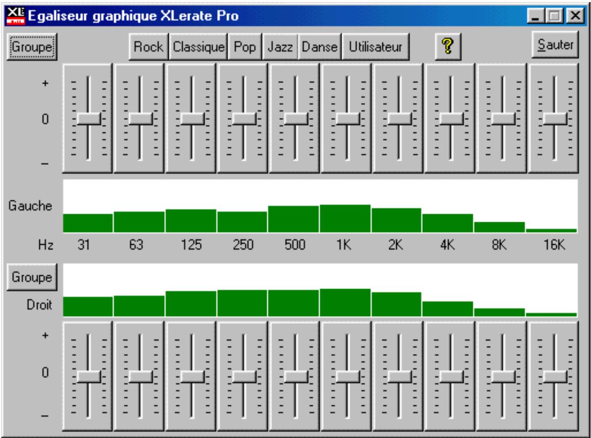 TERRATEC XLELERATE PRO - L'égaliseur graphique. - 1