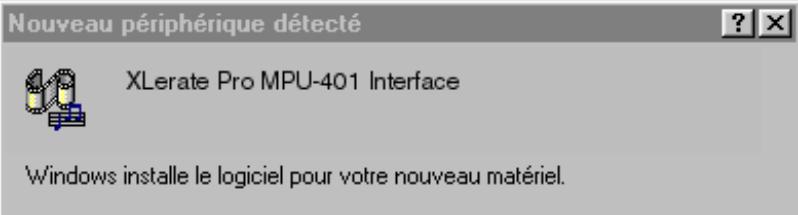 TERRATEC XLELERATE PRO - Assistant ajout de nouveau matériel - 5