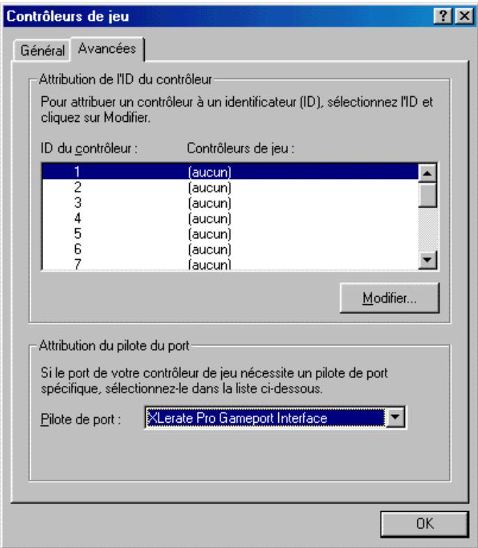 TERRATEC XLELERATE PRO - Configuration manuelle de l'adresse du PORT JEU. - 4