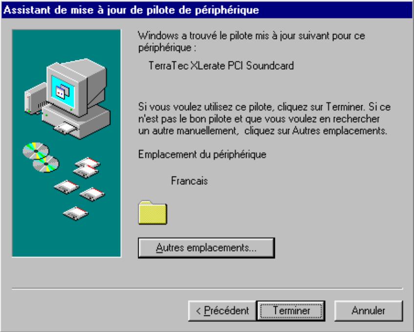 TERRATEC XLERATE - Sélection d'un autre emplacement - 5