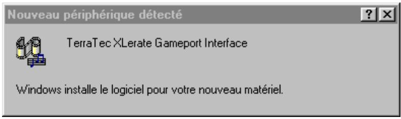 TERRATEC XLERATE - L'écran suivant est affiché. - 6